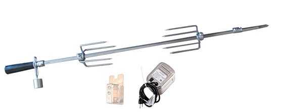 Rotisserie kits for gas grill